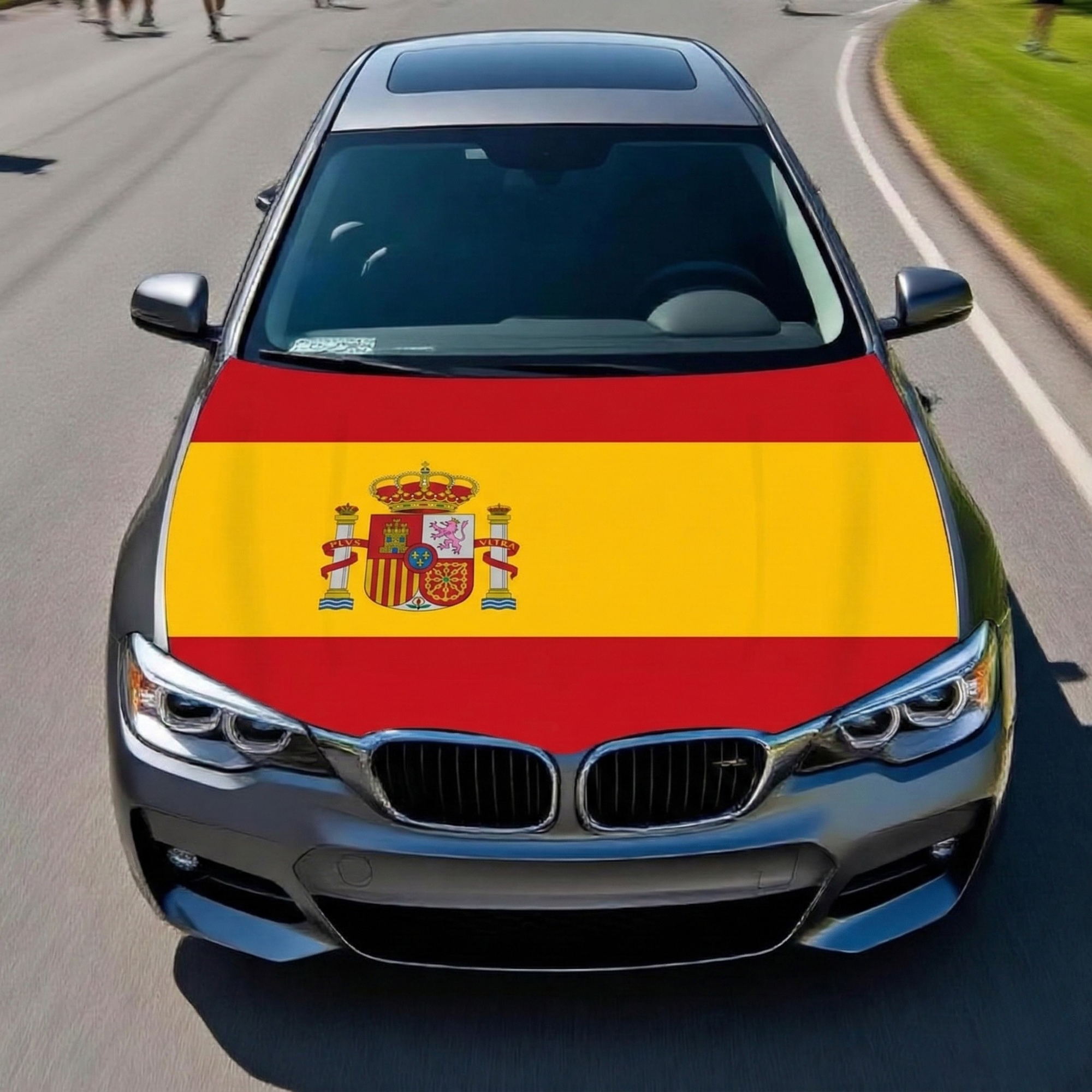 Official FIFA 2026 Spain Flag Car Hood Cover
