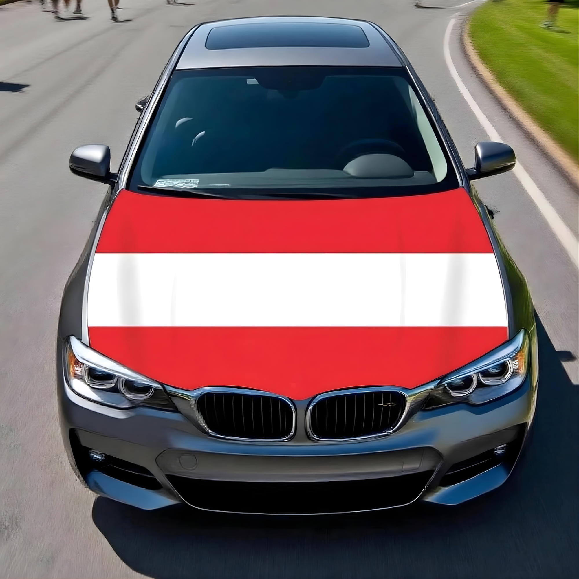 Official FIFA 2026 Austria Flag Car Hood Cover