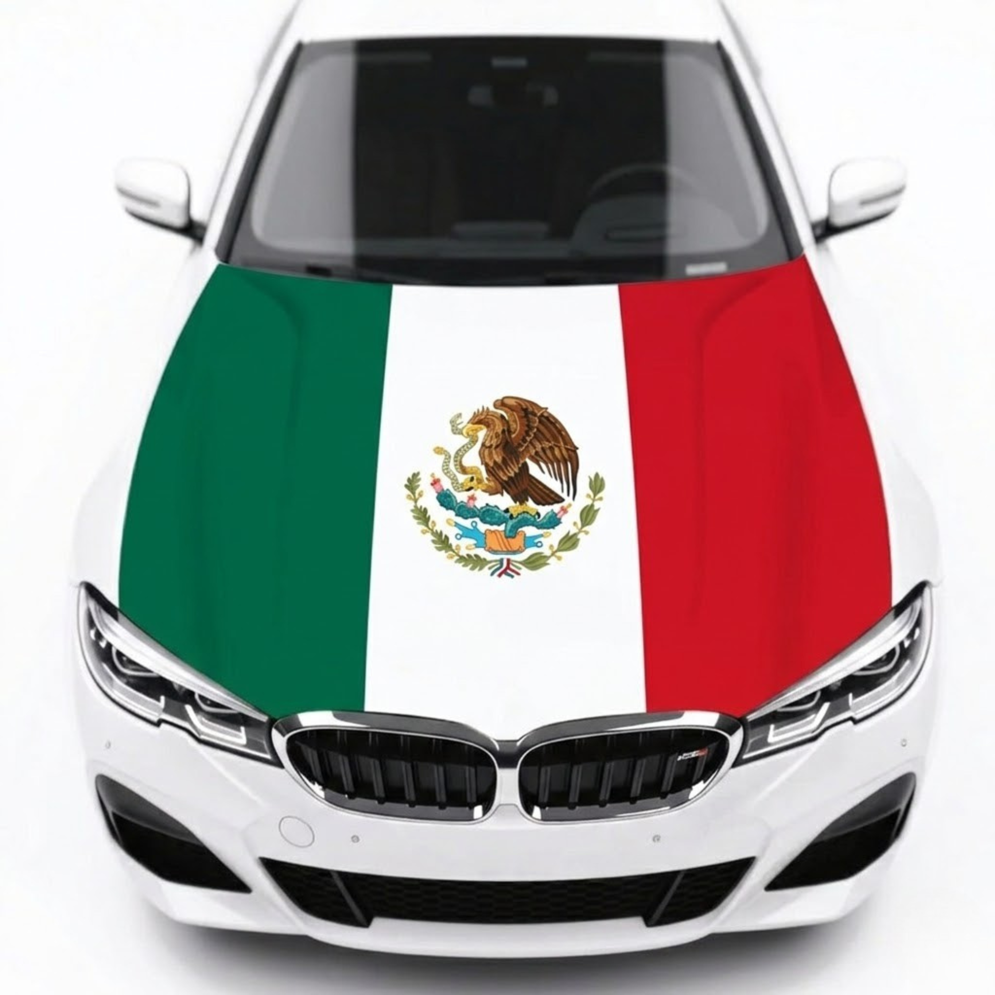 Official FIFA 2026 Mexico Flag Car Hood Cover