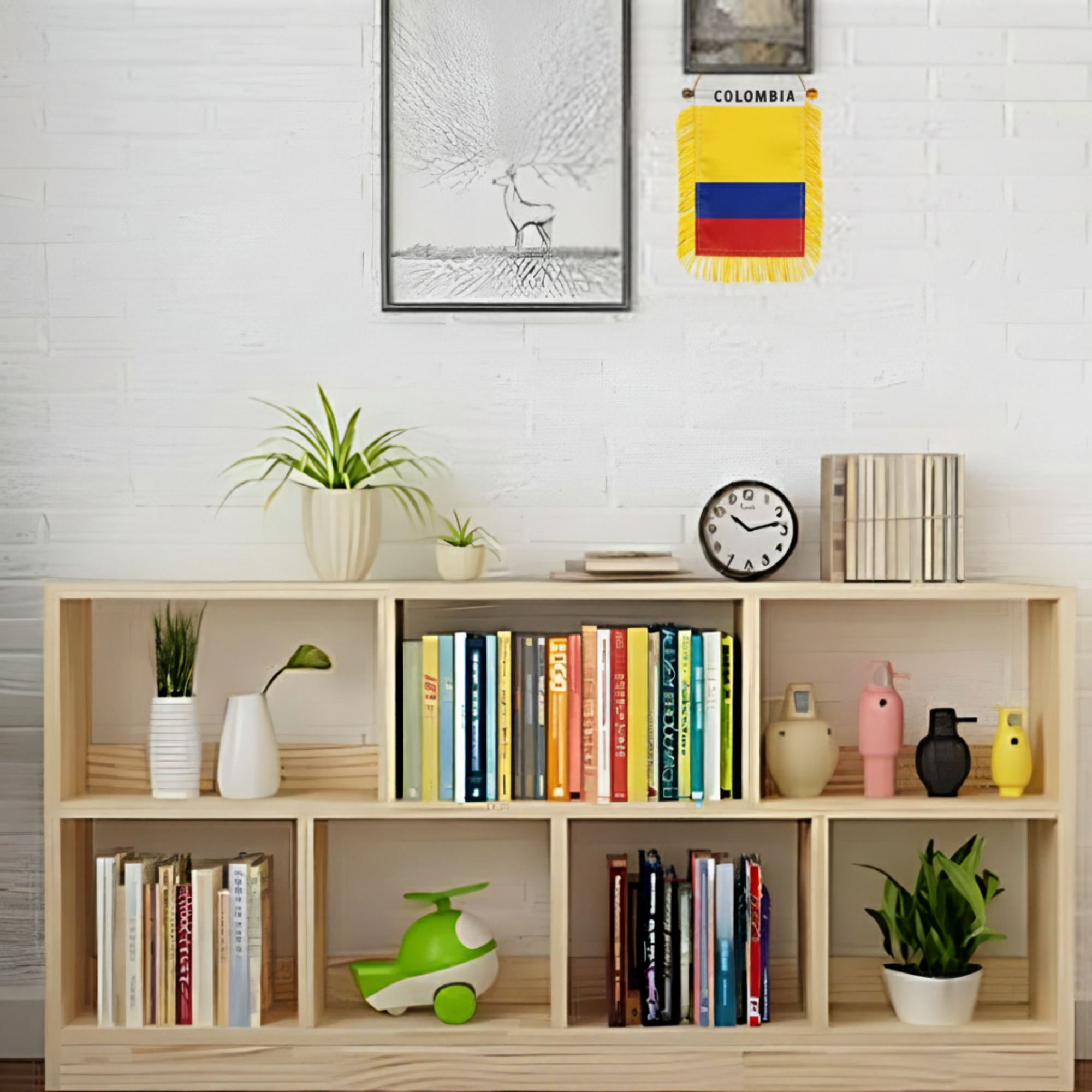 Official FIFA 2026 Colombia Car Window Mini Decorative Flag