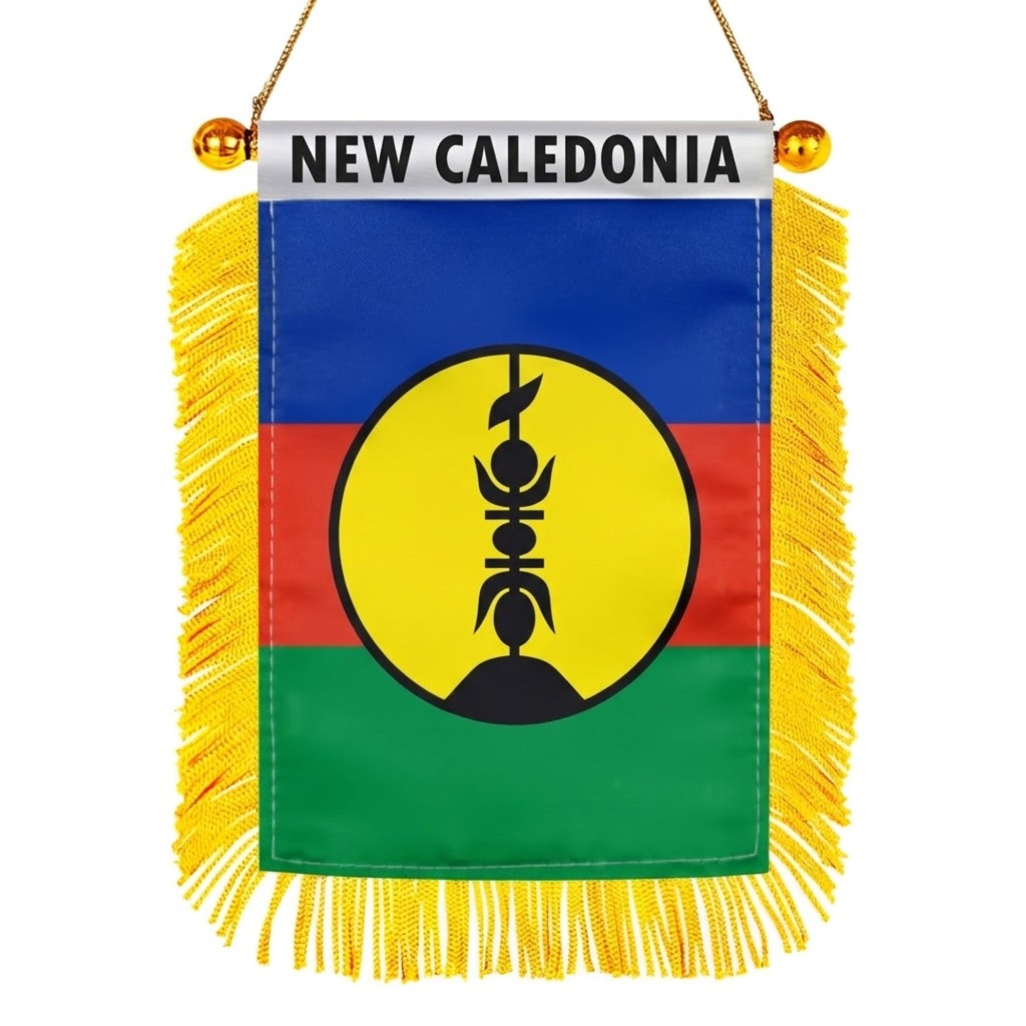 Official FIFA 2026 New Caledonia Car Window Mini Decorative Flag