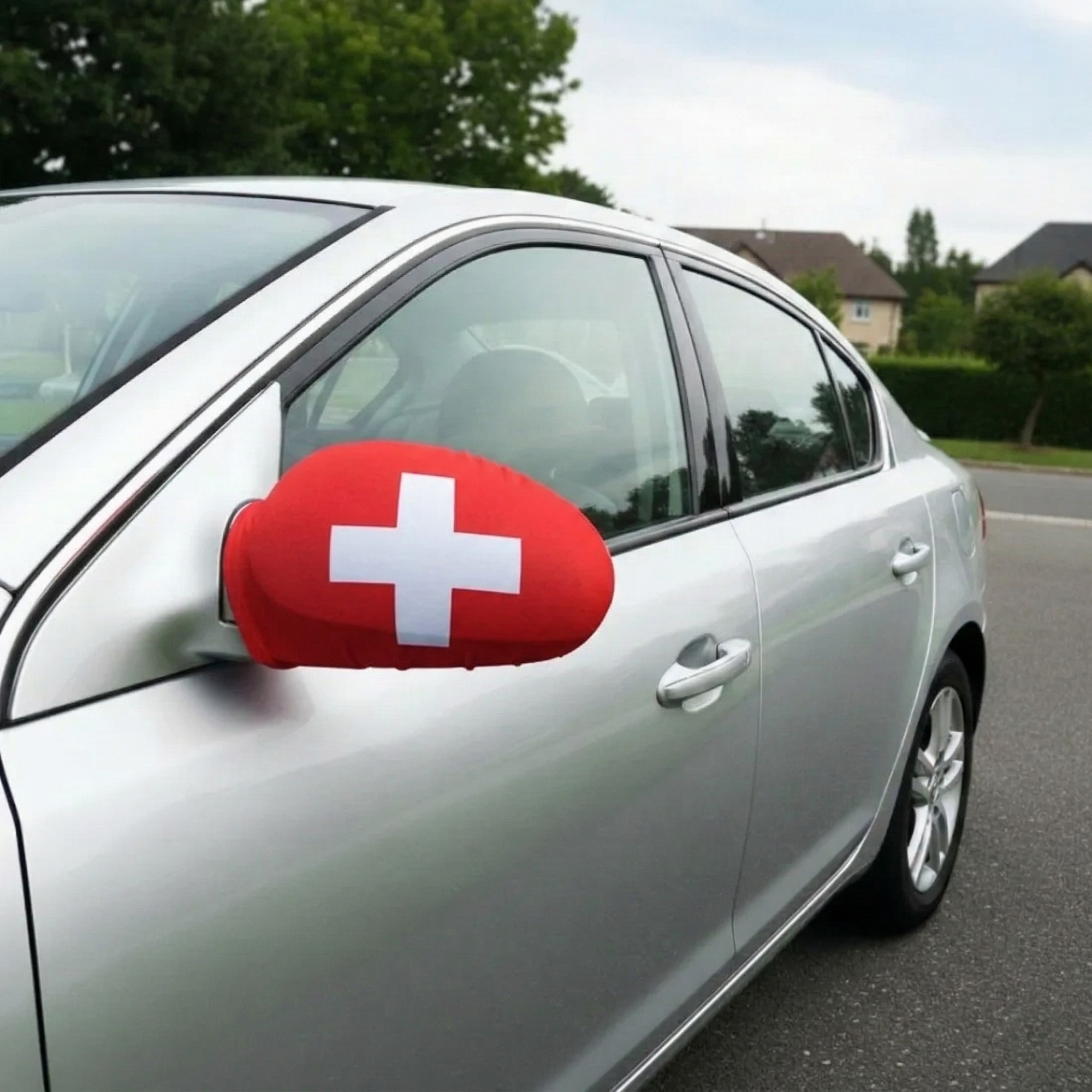 Official FIFA 2026 Switzerland Car Mirror Flag