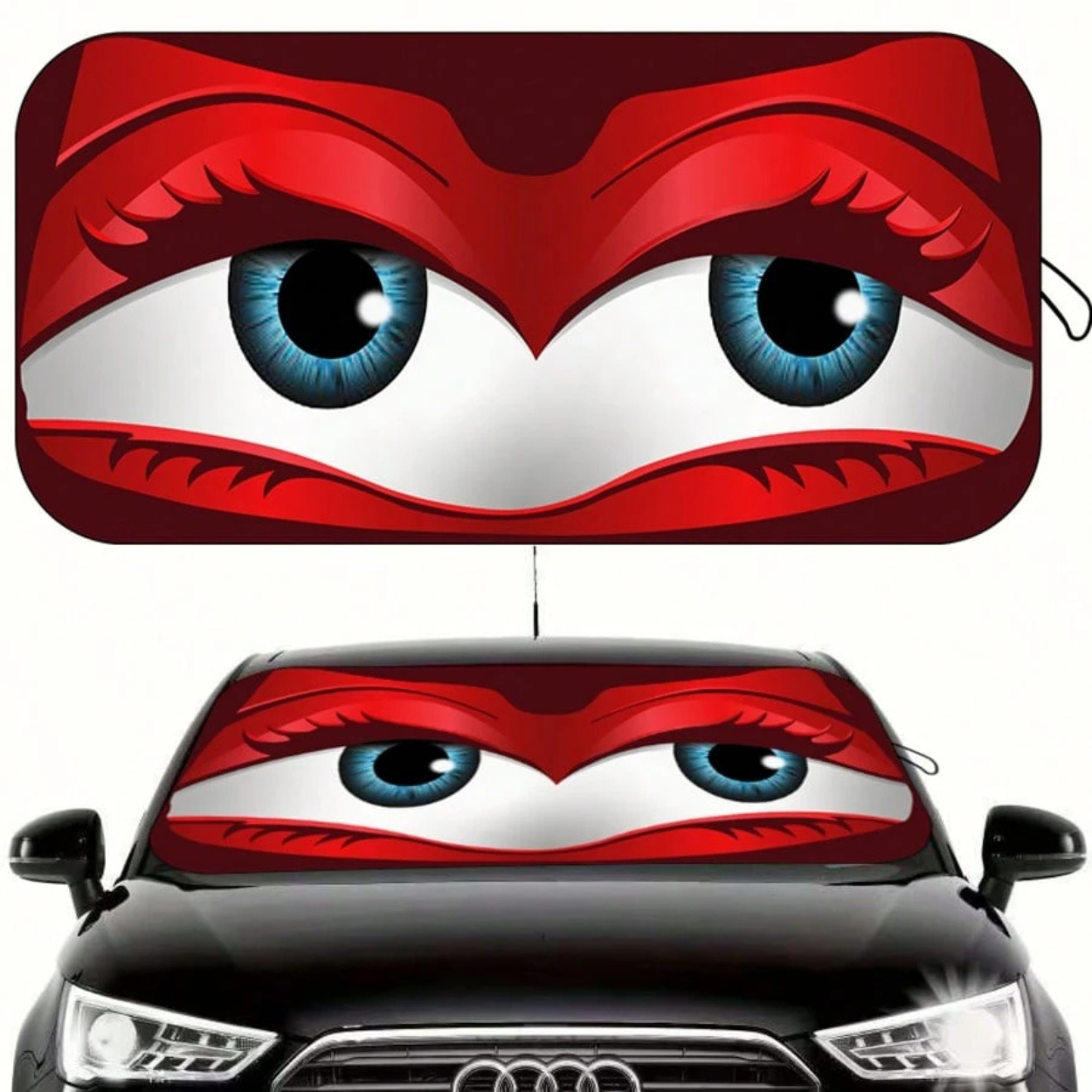 Foldable Car Front Windshield Sunshade Design