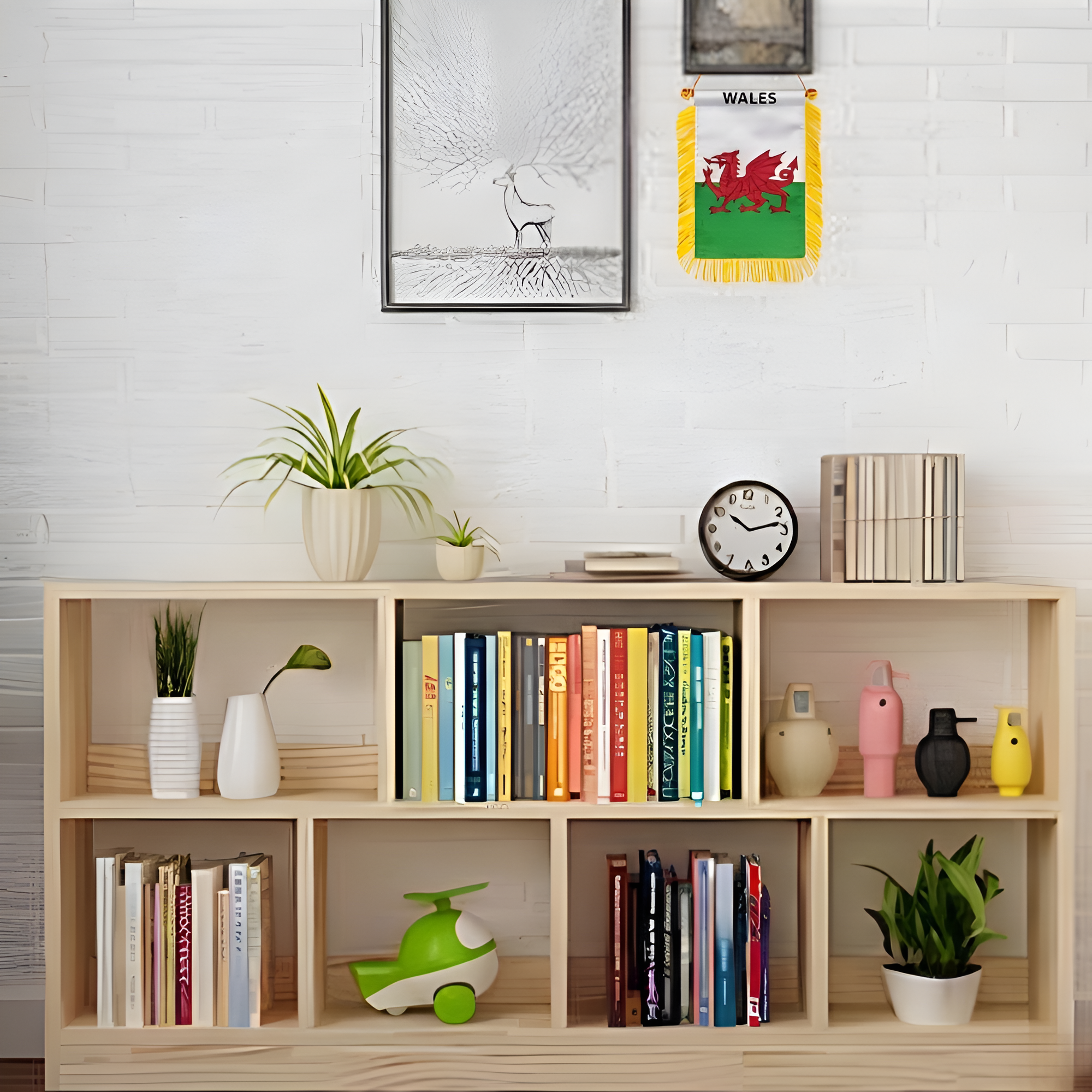 Official FIFA 2026 Wales Car Window Mini Decorative Flag