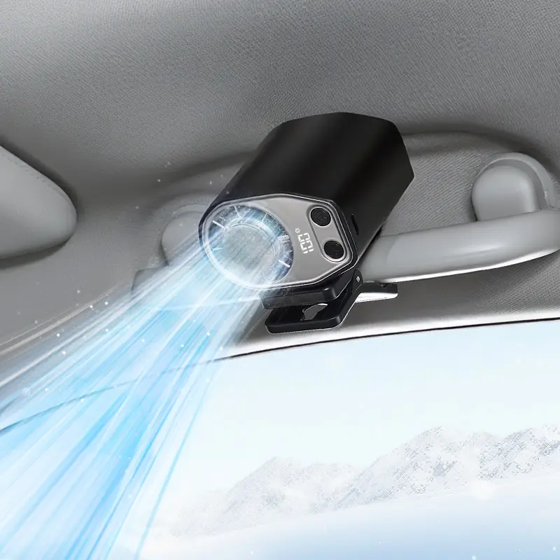 Rechargeable Clip On Adjustable Cooling Car Fan
