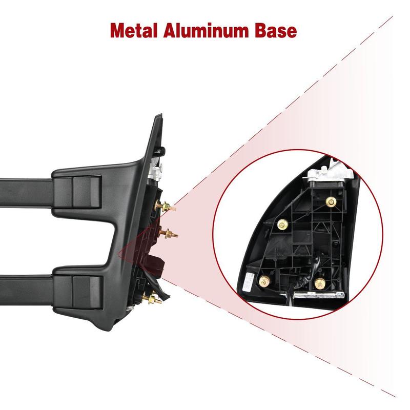 YITAMOTOR Pair Heated Tow Mirrors for 1999-2007 Ford F250 F350 F450 Super Duty Turn Signal