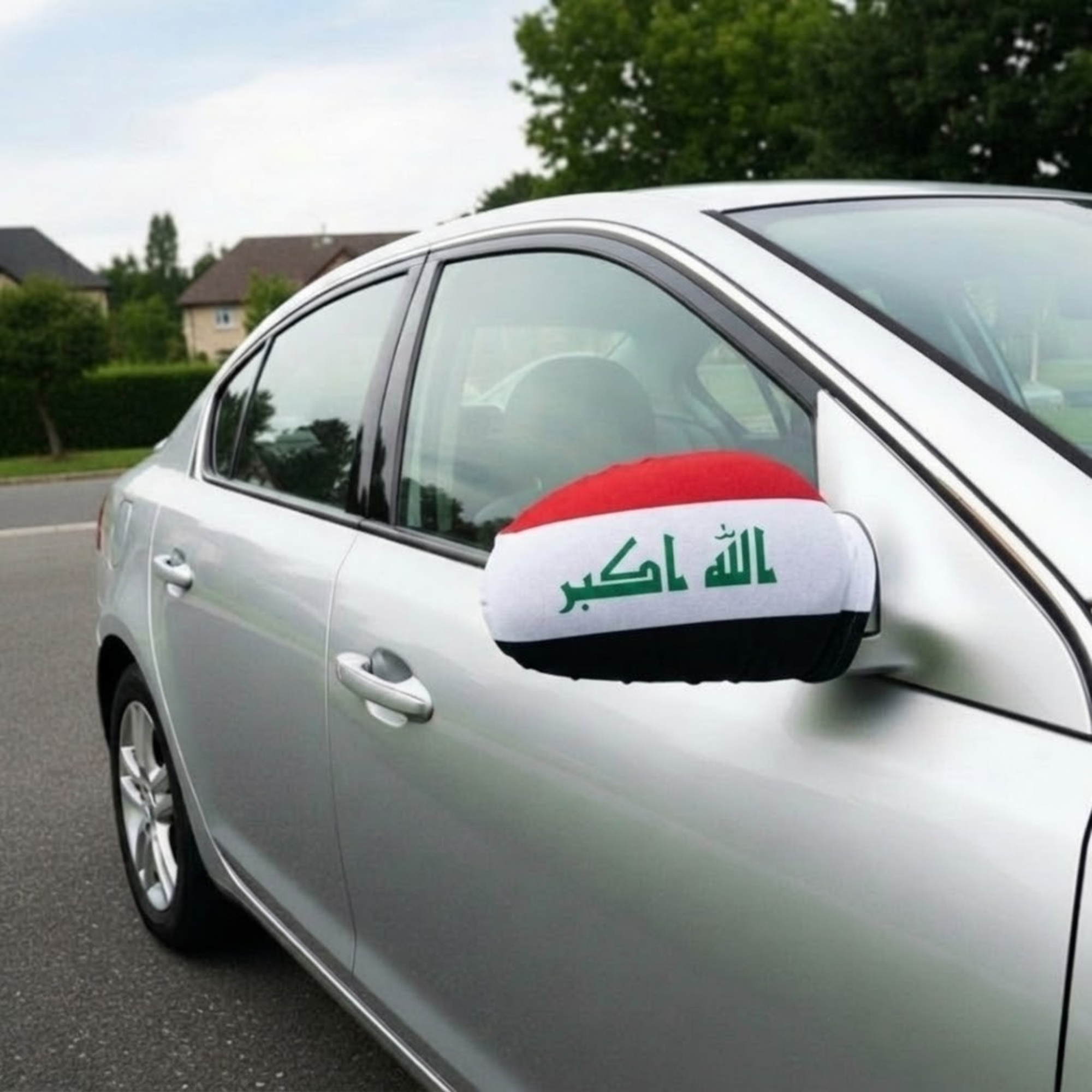 Official FIFA 2026 Iraq Car Mirror Flag