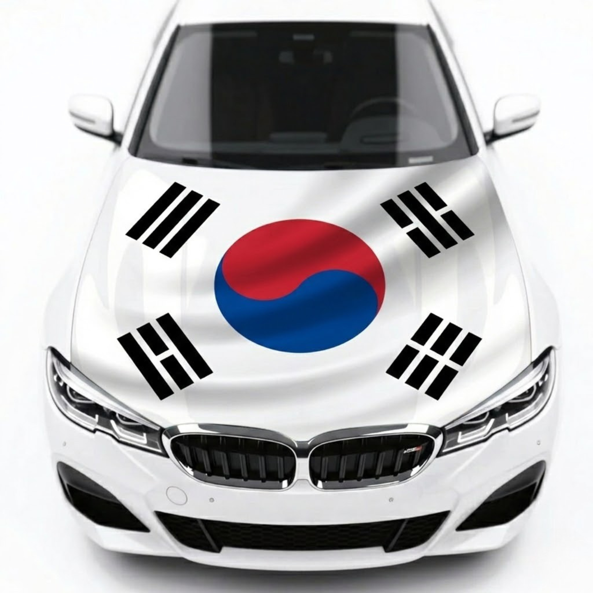 Official FIFA 2026 South Korea Flag Car Hood Cover