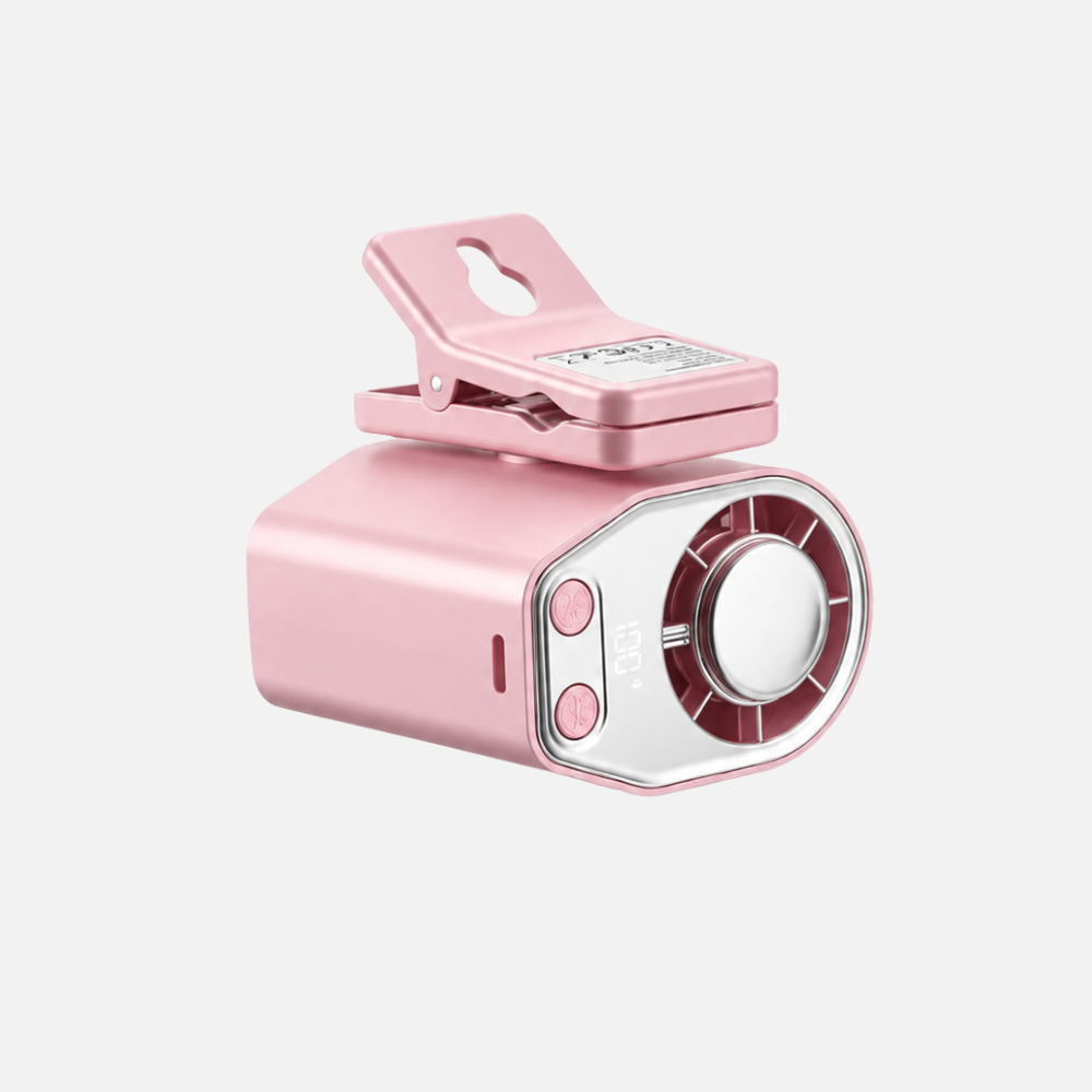 Rechargeable Clip On Adjustable Cooling Car Fan