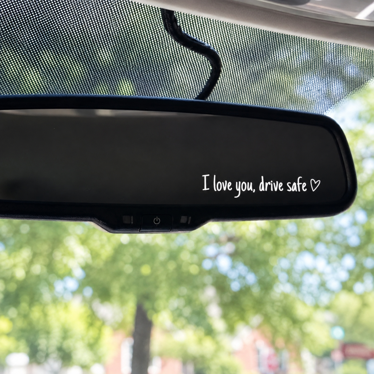 1 Piece Rearview Mirror Car Decals For Women