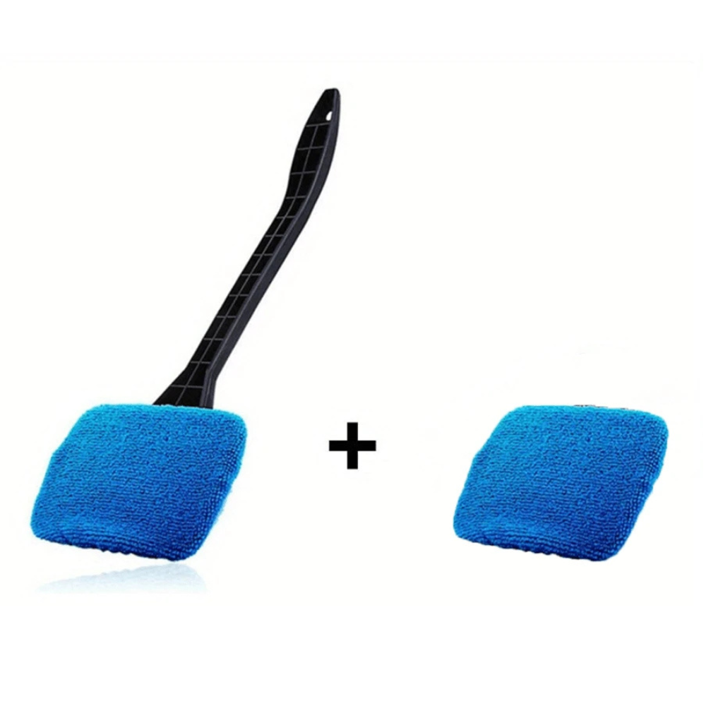 Car Windshield Defogging Brush With Detachable Pad