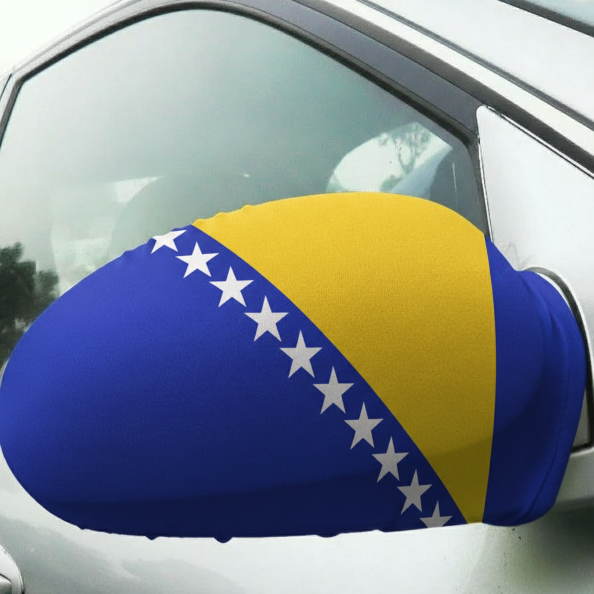 Official FIFA 2026 Bosnia and Herzegovina Car Mirror Flag