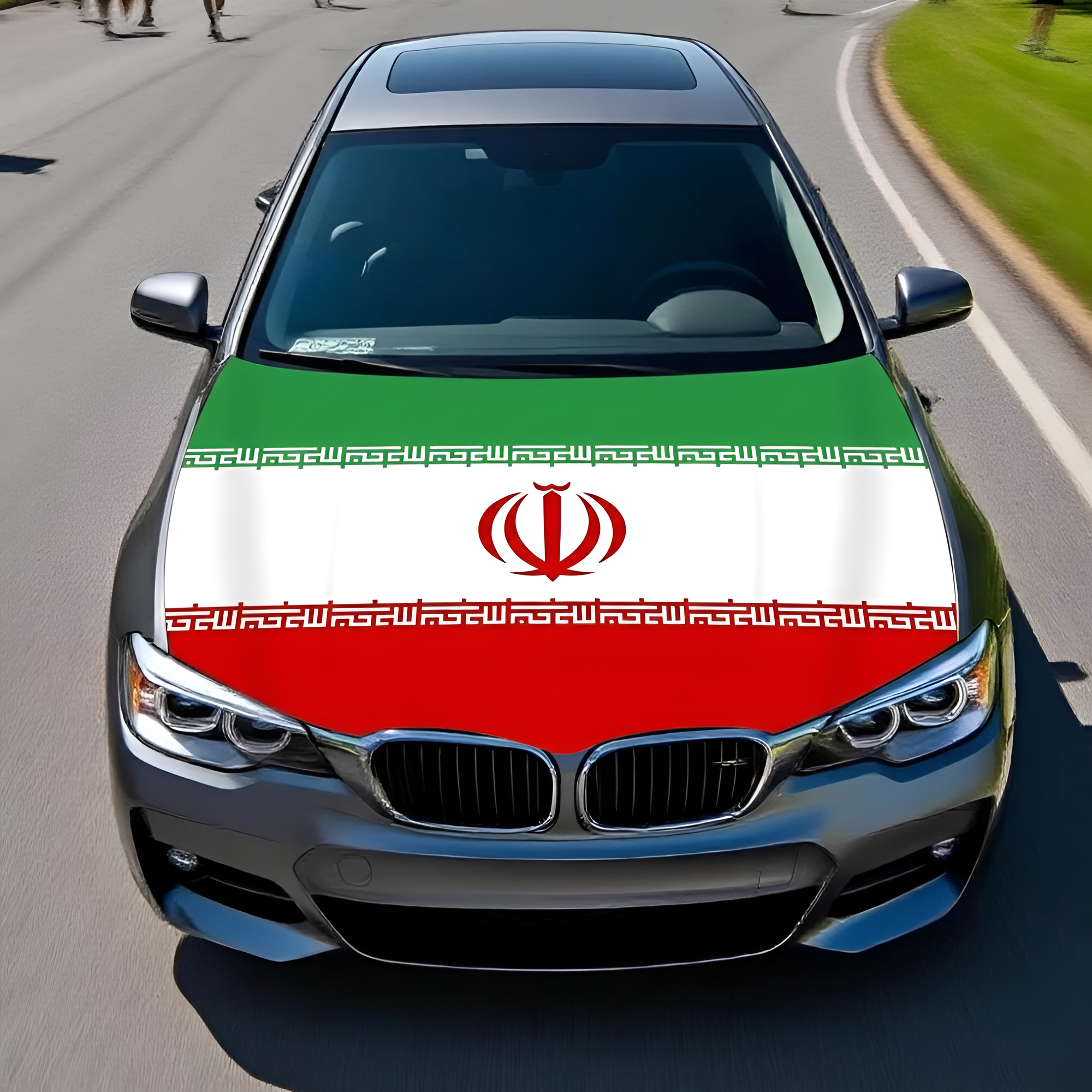 Official FIFA 2026 Iran Flag Car Hood Cover