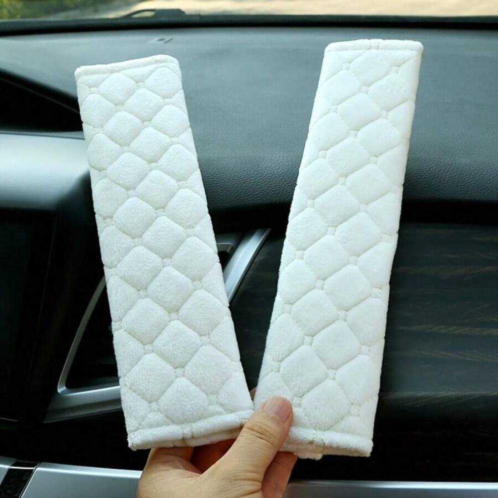 Two Piece Car Seat Belt Cover Pads