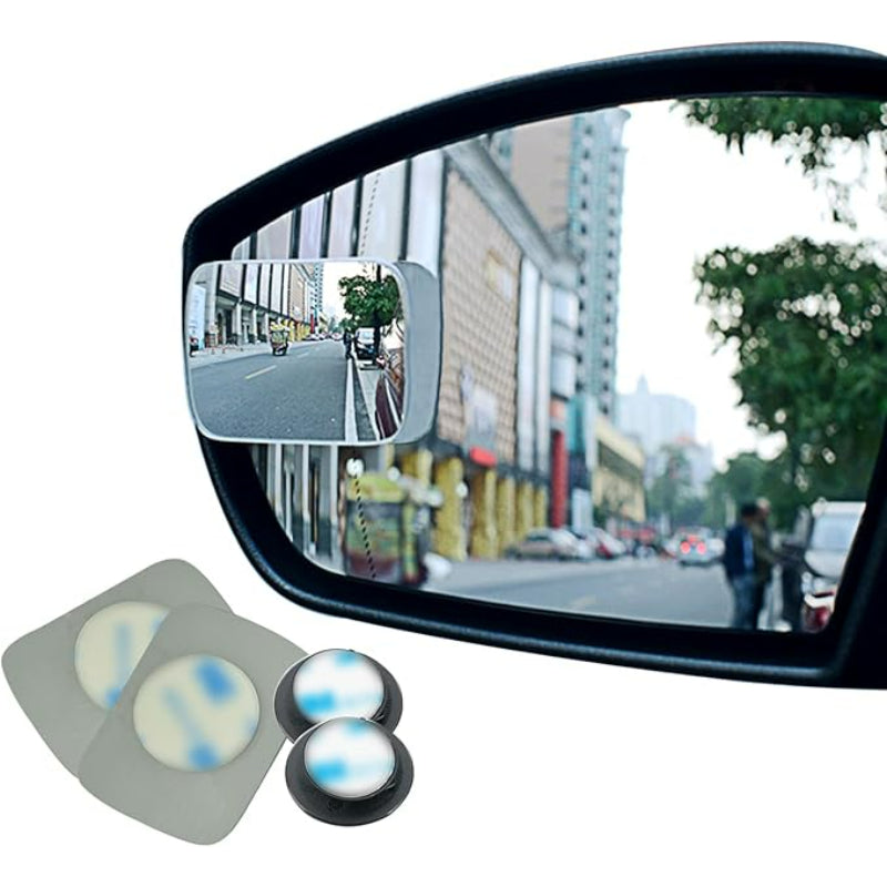 Blind Spot Car Mirror For Wide Angle Adhesive Rearview Set