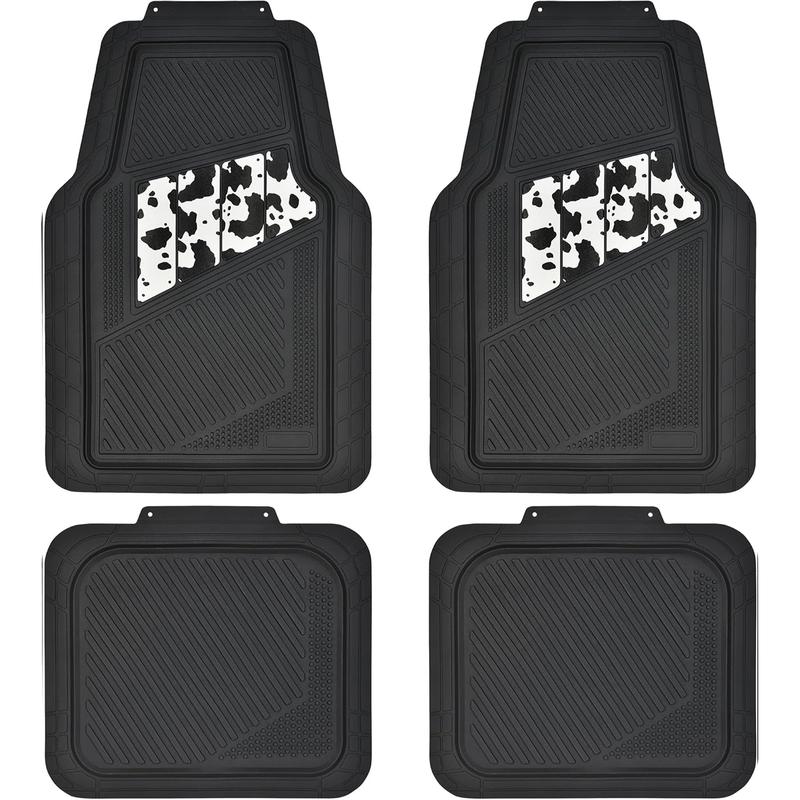4 Pieces Heavy Duty Rubber Car Floor Mats
