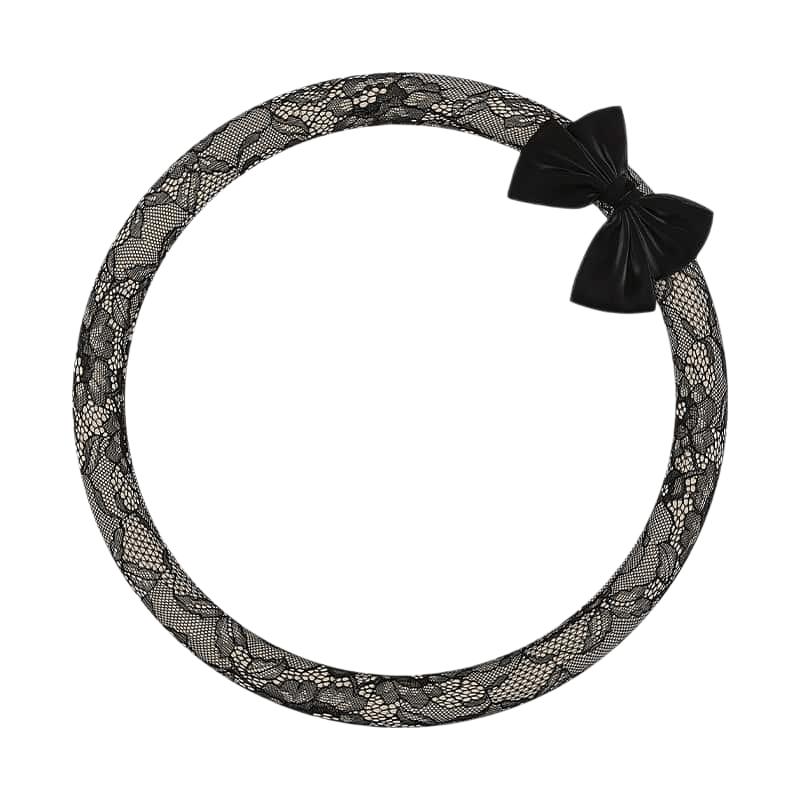 15 Inch Diameter Non Slip Lace Steering Wheel Covers For Cars