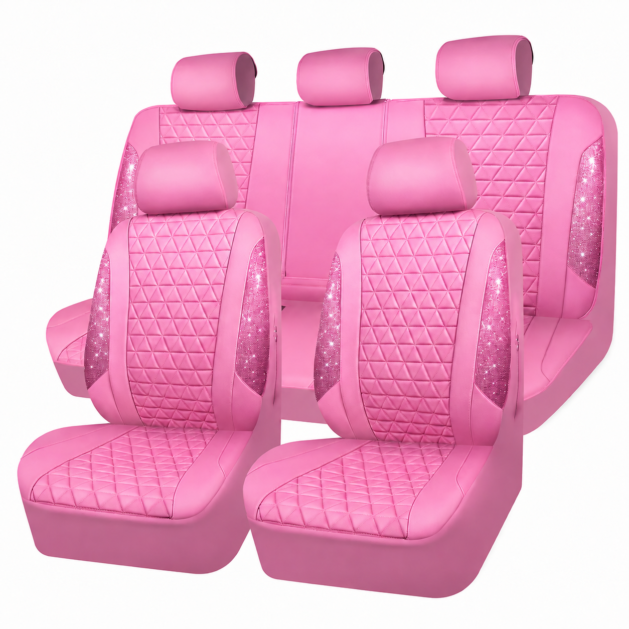 Universal Anti Slip Car Mats And Seat Cover Set