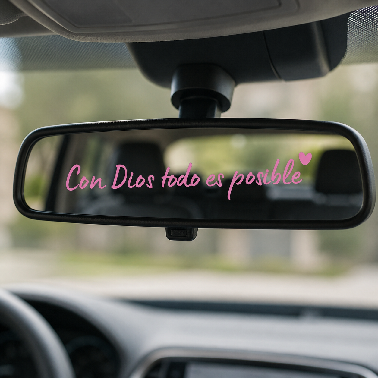Waterproof Spanish Bible Quote Car Sticker