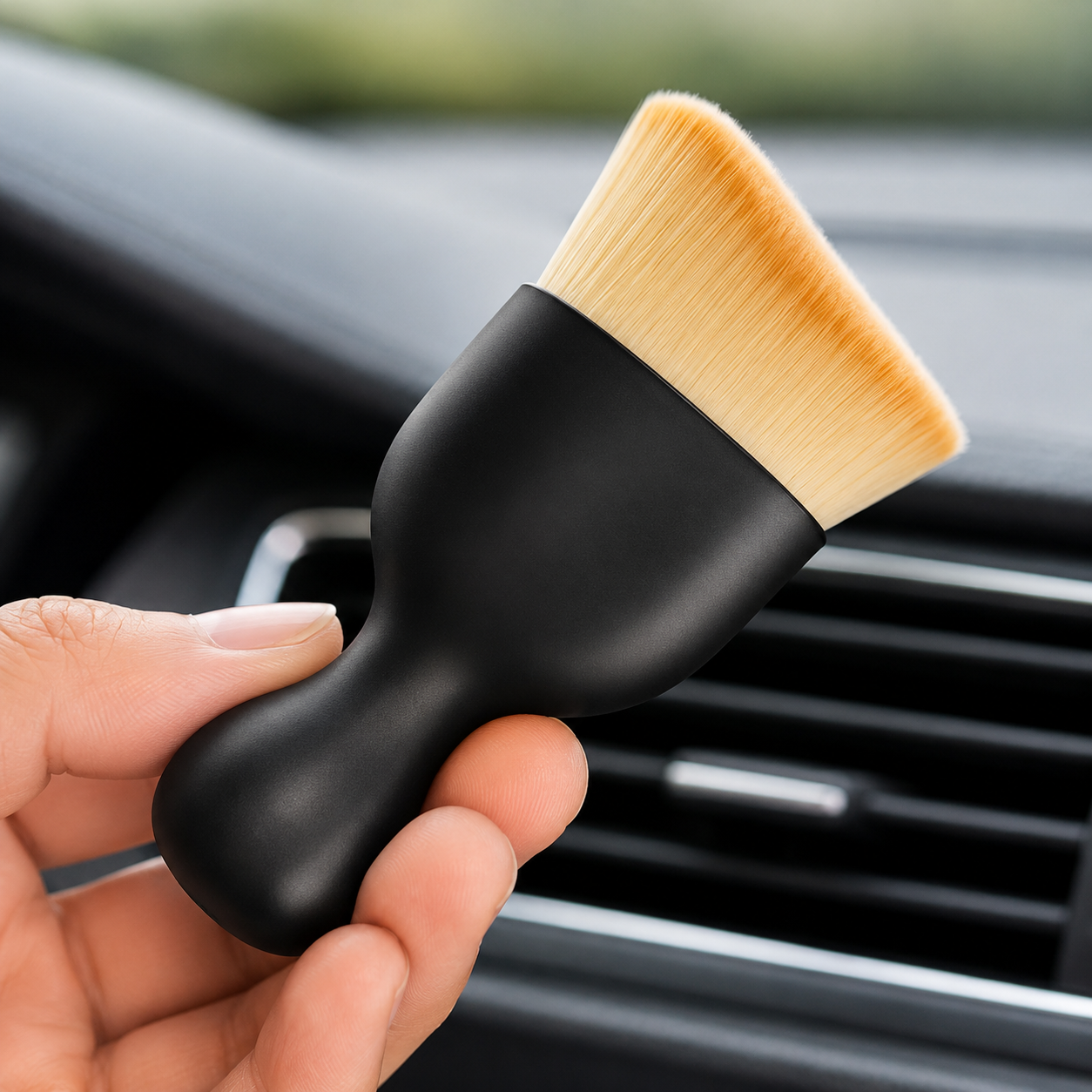  Car Interior Cleaning Brush For Dashboard Air Vents And Leather