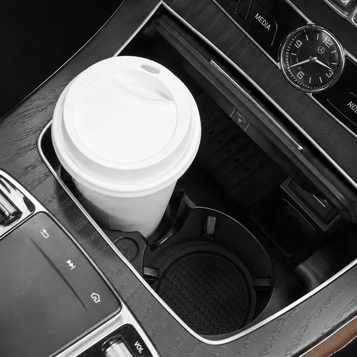 Universal Non Slip Car Cup Holder Coaster Set For Daily Use
