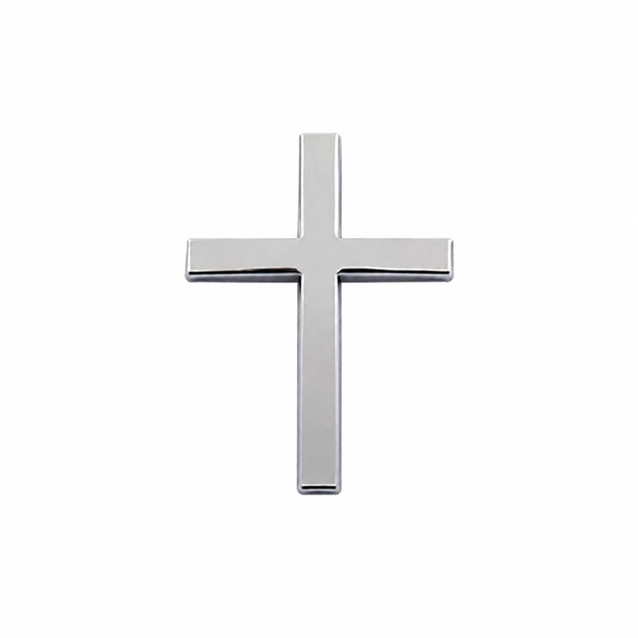 Metallic Cross Car Bumper Sticker Rear Scratch Covering