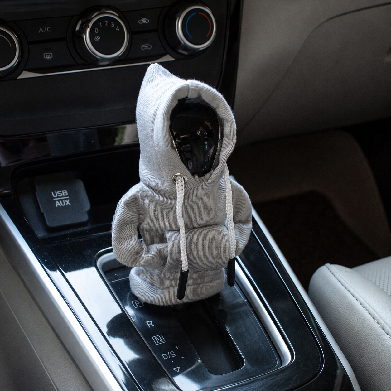 Mini Hooded Sweatshirt For Auto Gear Stick Shifter Knob