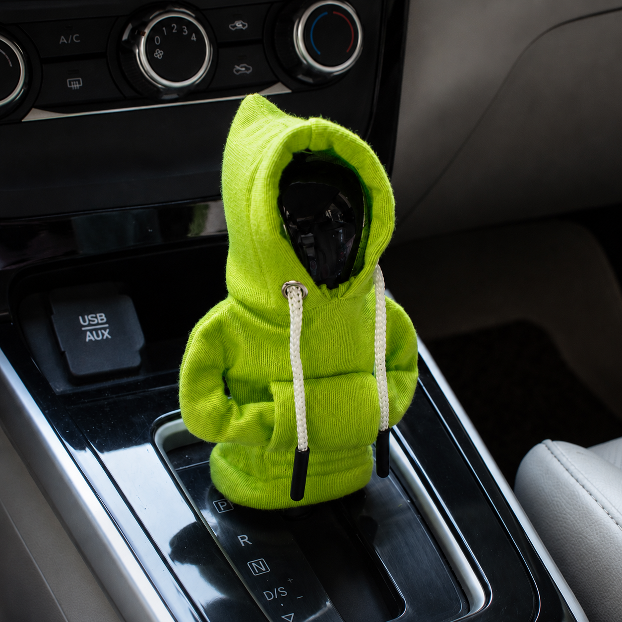 Mini Hooded Sweatshirt For Auto Gear Stick Shifter Knob