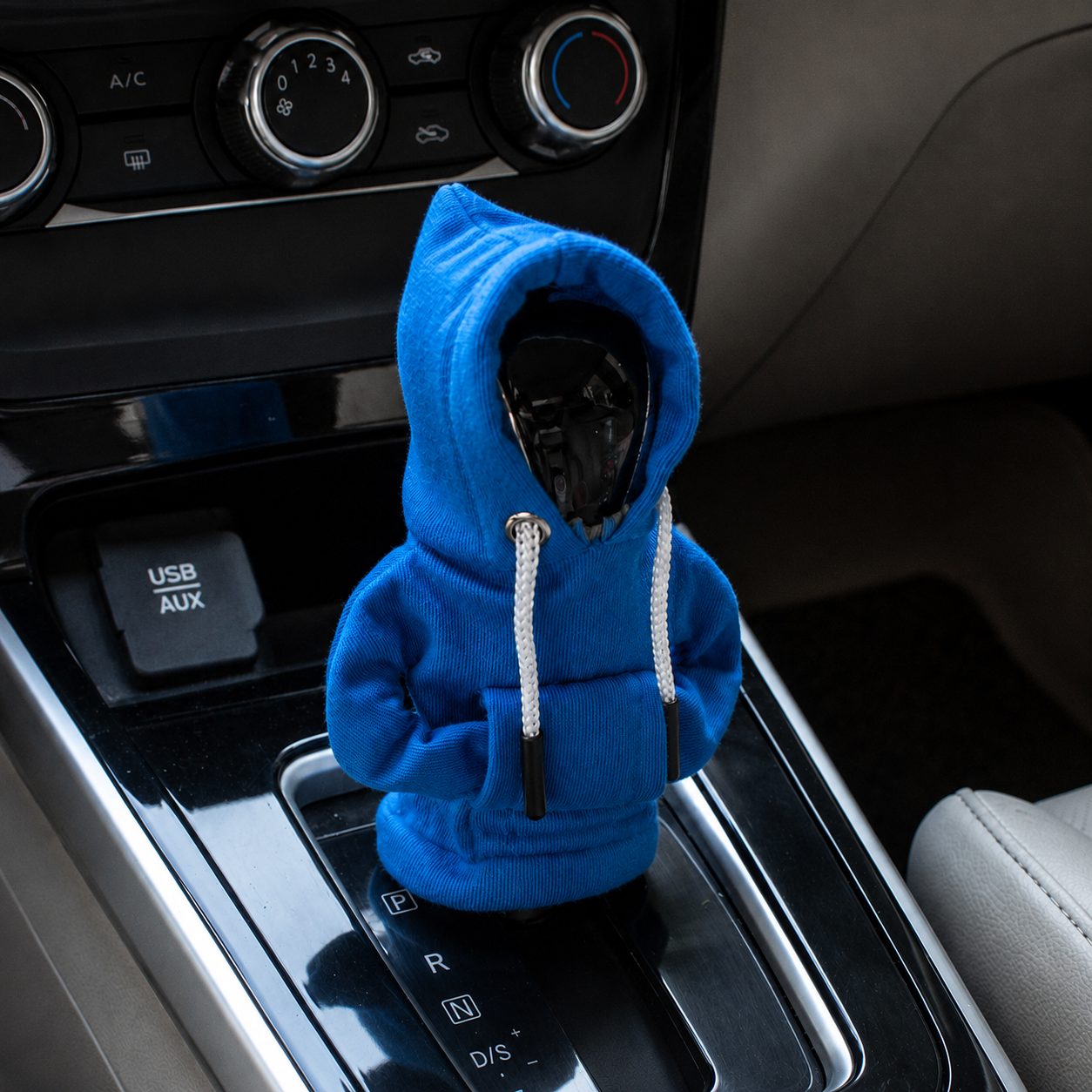 Mini Hooded Sweatshirt For Auto Gear Stick Shifter Knob