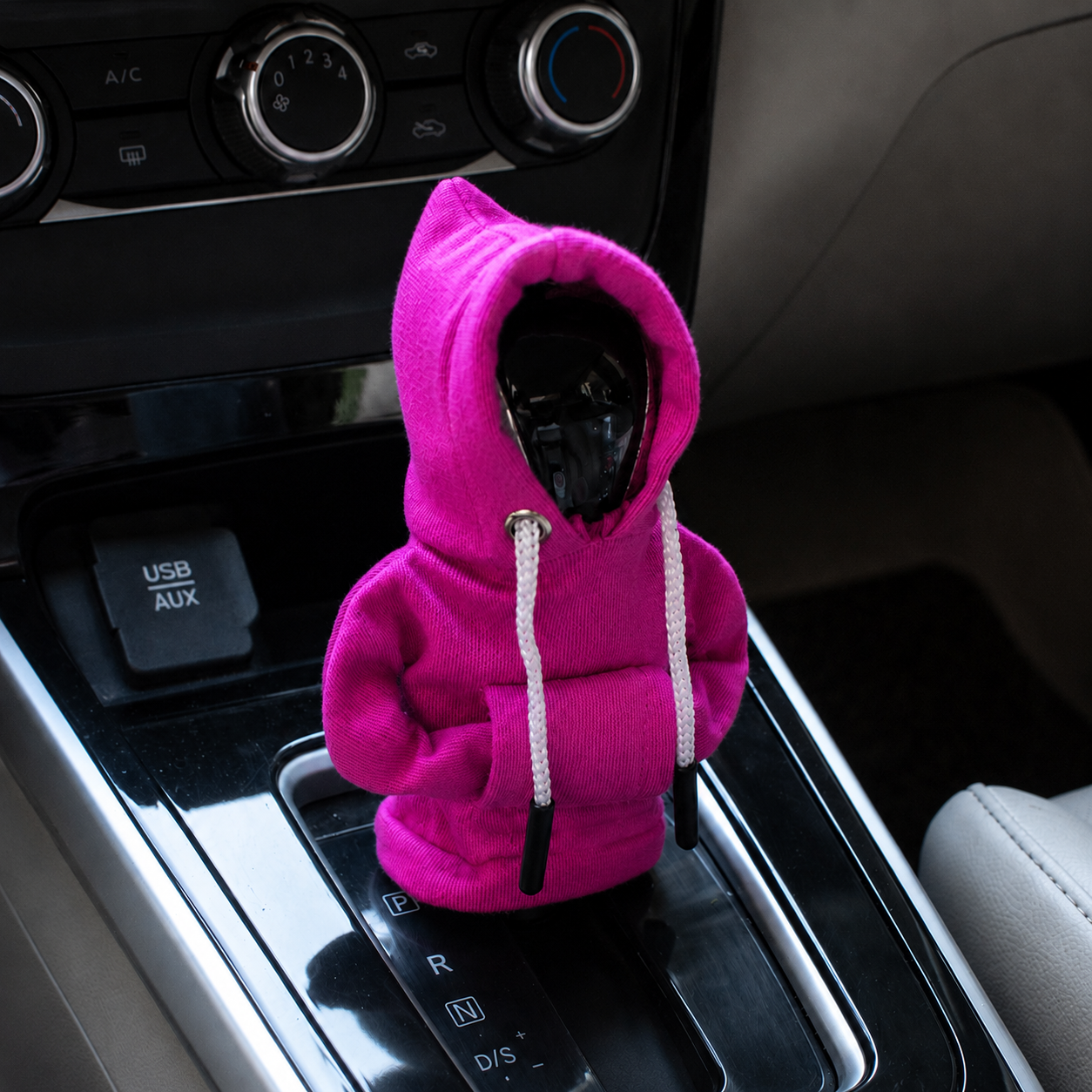 Mini Hooded Sweatshirt For Auto Gear Stick Shifter Knob