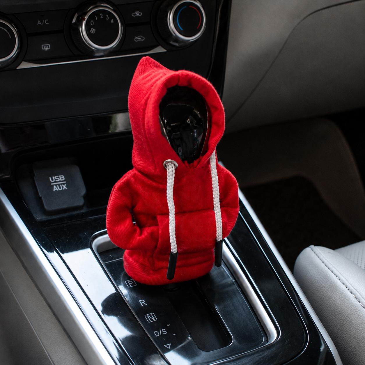 Mini Hooded Sweatshirt For Auto Gear Stick Shifter Knob