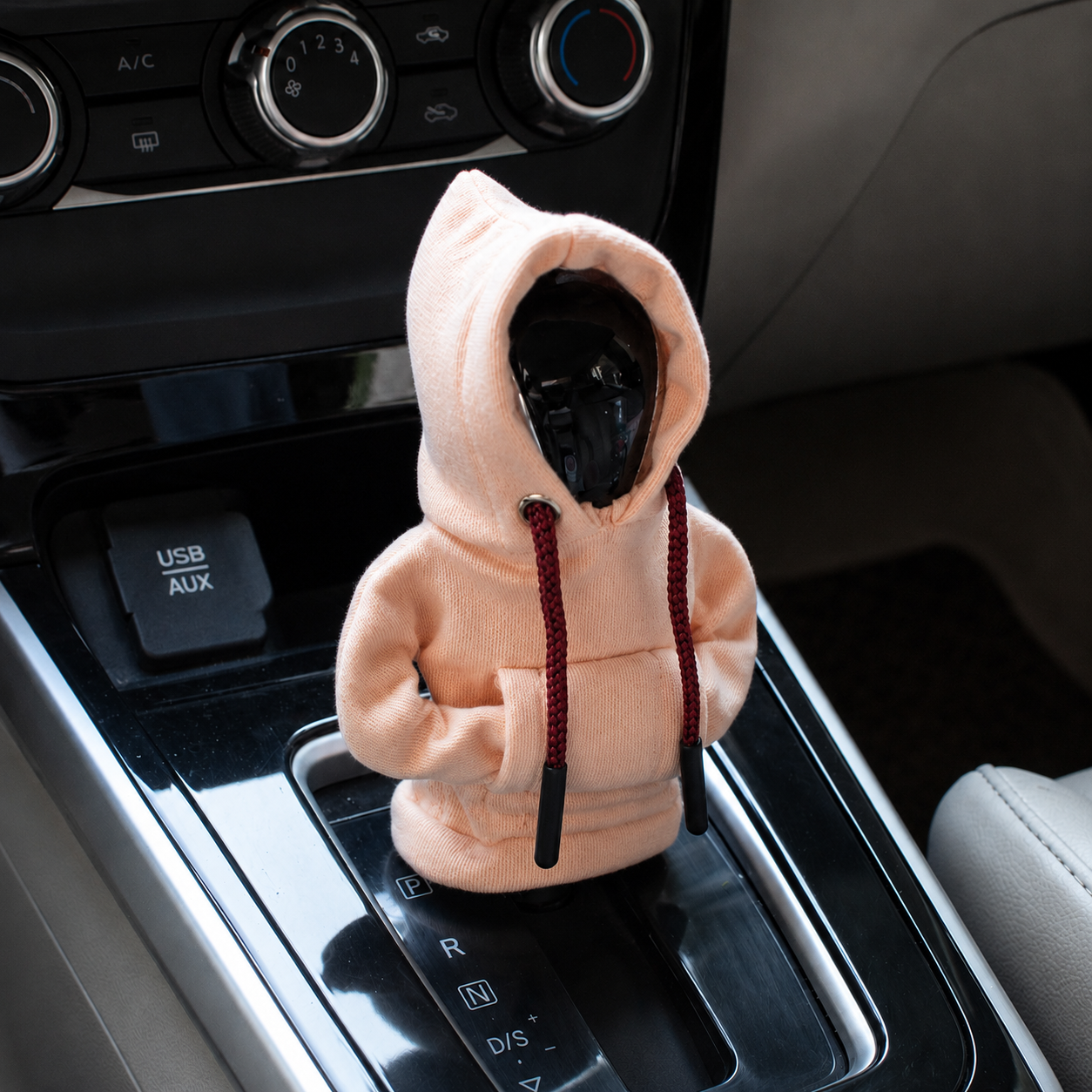 Mini Hooded Sweatshirt For Auto Gear Stick Shifter Knob