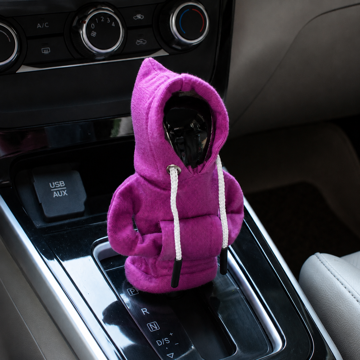 Mini Hooded Sweatshirt For Auto Gear Stick Shifter Knob