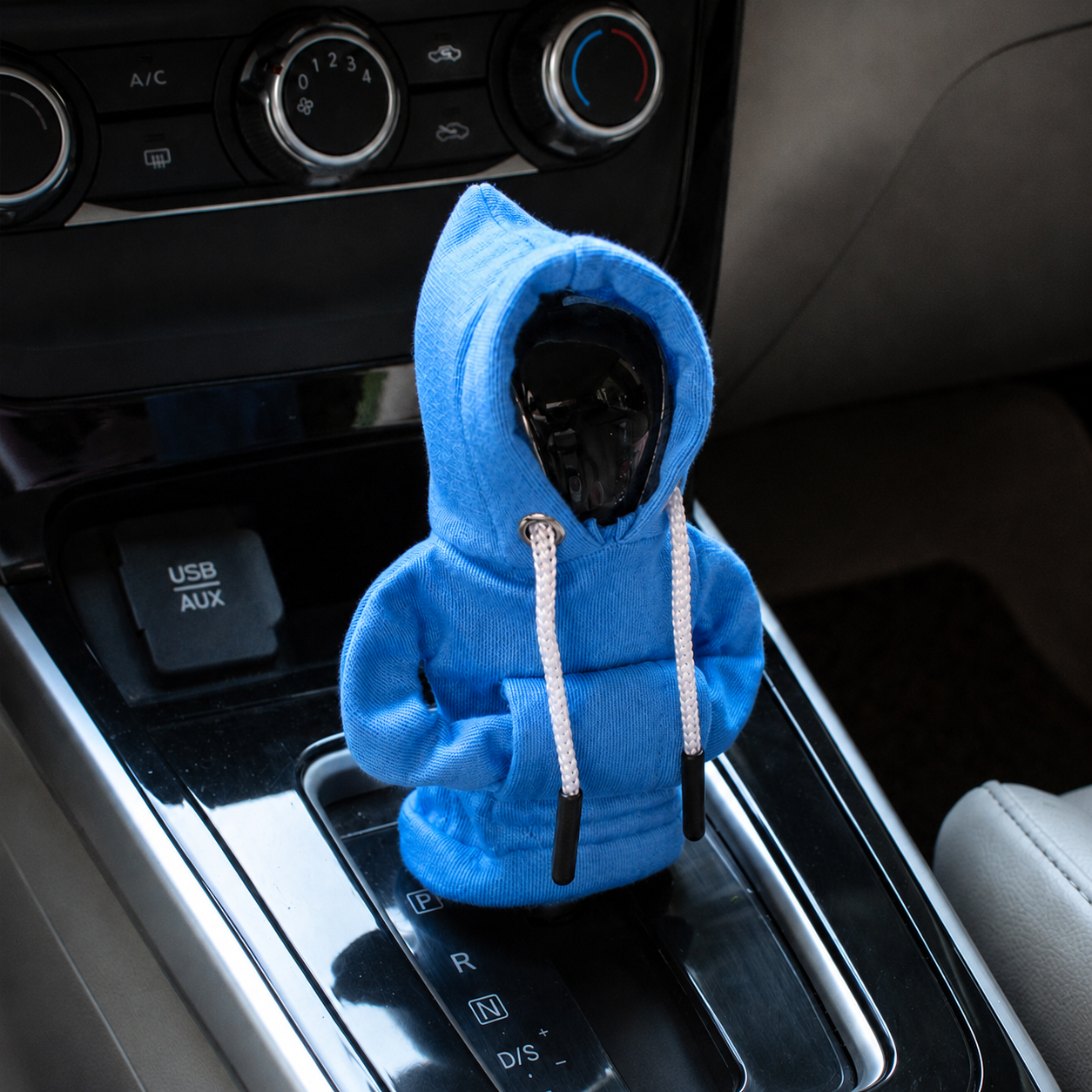 Mini Hooded Sweatshirt For Auto Gear Stick Shifter Knob