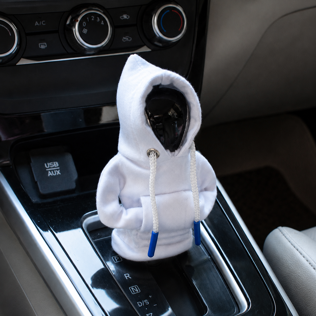 Mini Hooded Sweatshirt For Auto Gear Stick Shifter Knob