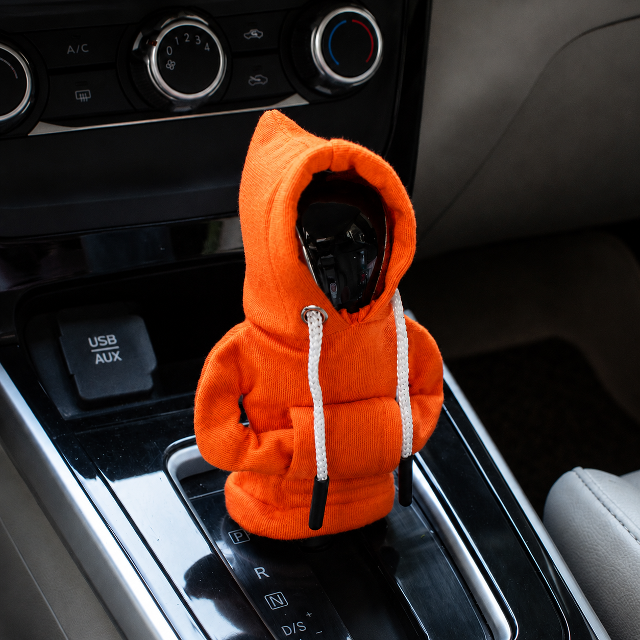 Mini Hooded Sweatshirt For Auto Gear Stick Shifter Knob