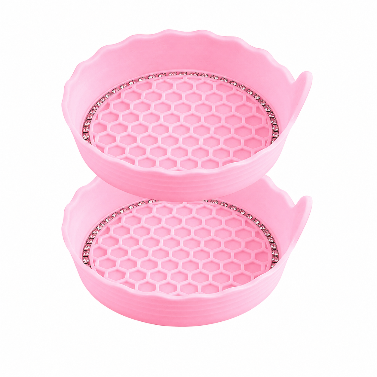 2 Pieces Of Universal Non Slip Car Cup Holder Coaster Set 