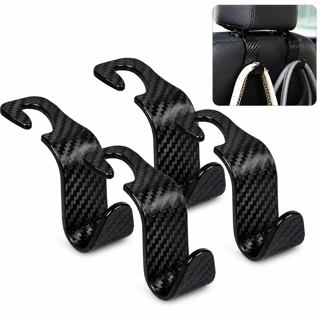 Rear Car Seat Storage Hooks Suitable For Women