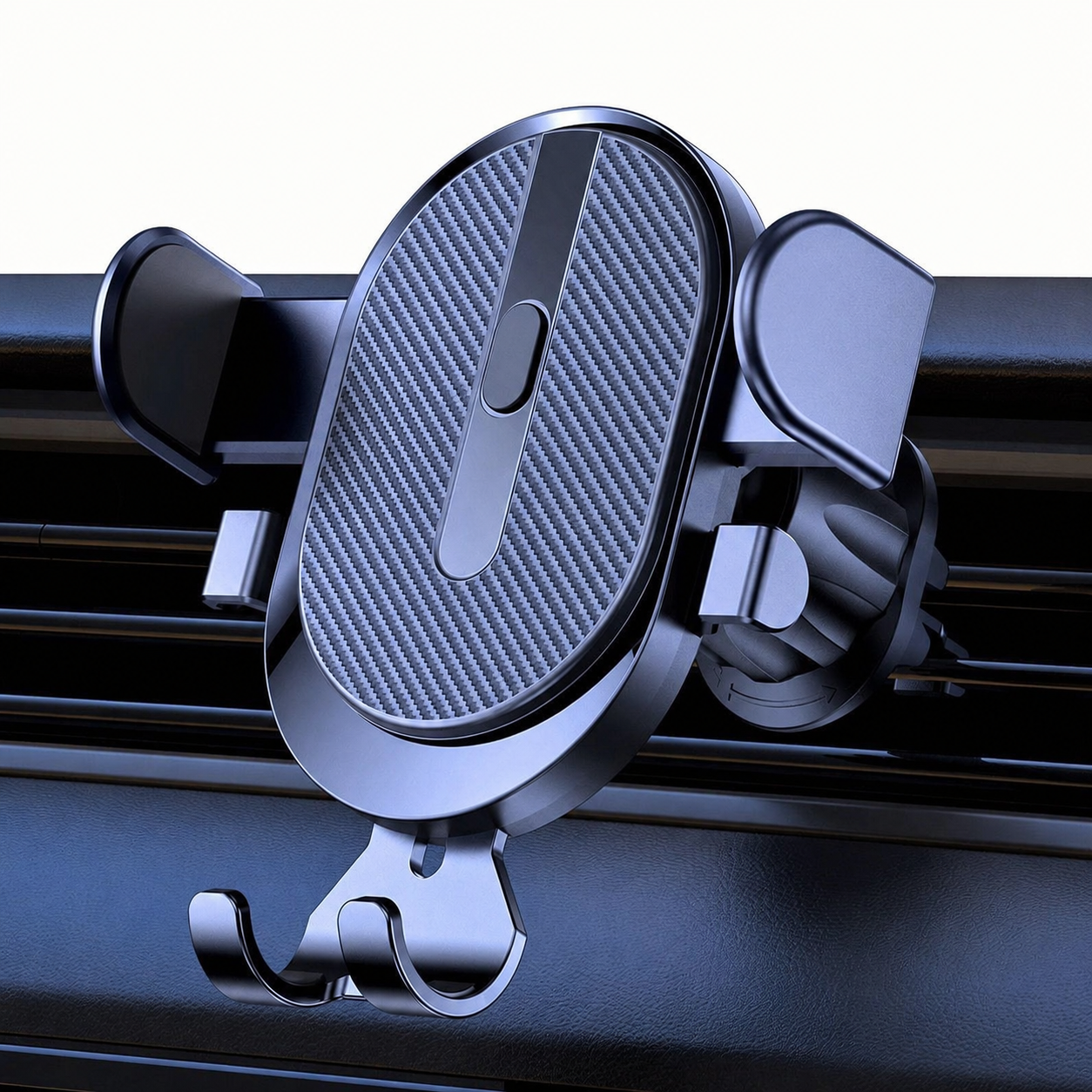 Universal Phone Holder With Hook Clip For Car Vent