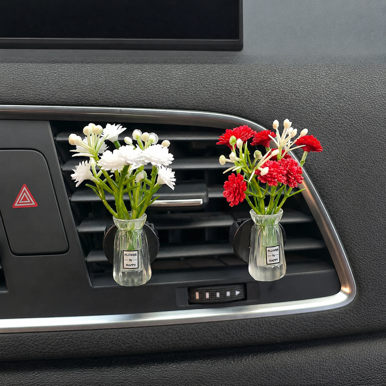 Artificial Carnation Car Vent Fragrance Diffuser Clip