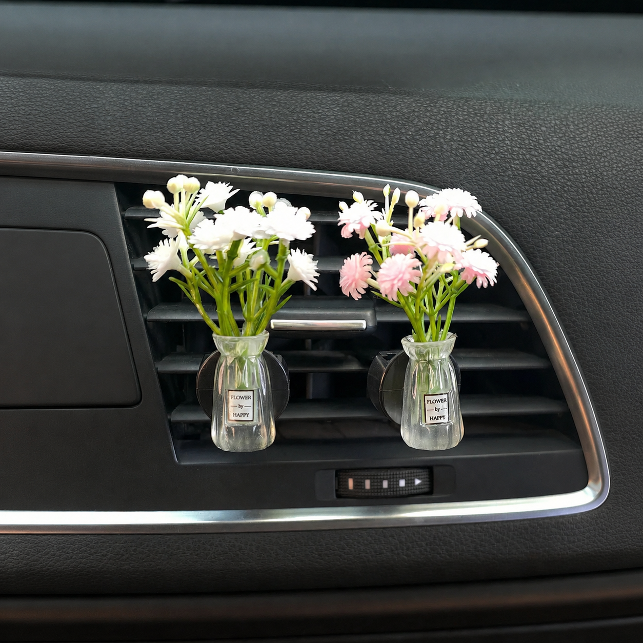 Artificial Carnation Car Vent Fragrance Diffuser Clip