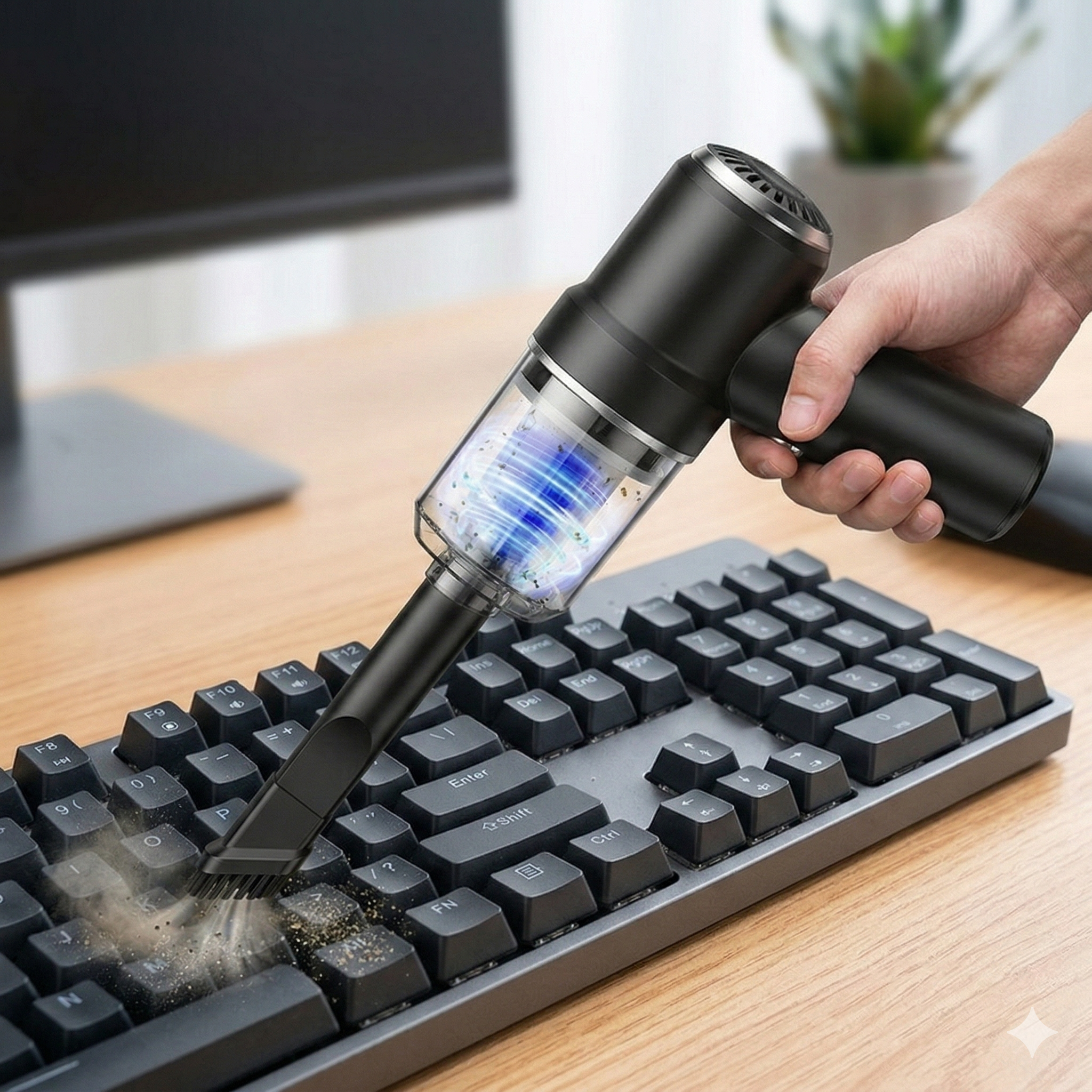 Portable Mini Wireless Vacuum Cleaner