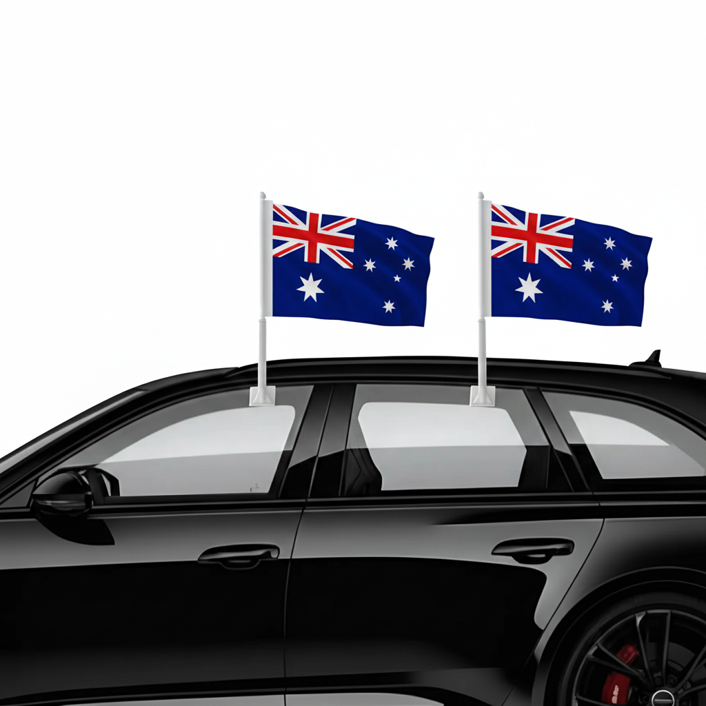 Official FIFA 2026 Australia Car Flag
