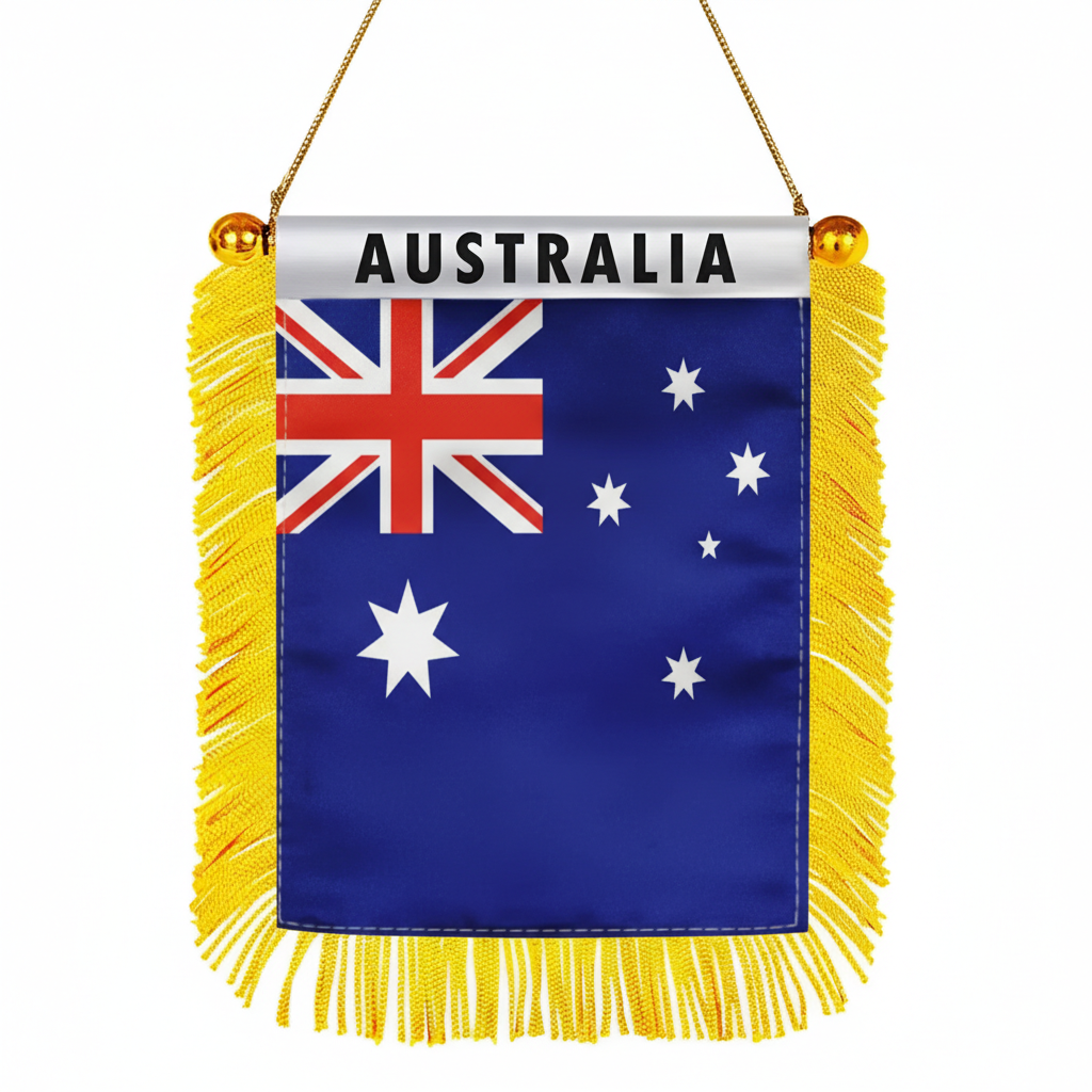 Official FIFA 2026 Australia Car Window Mini Decorative Flag