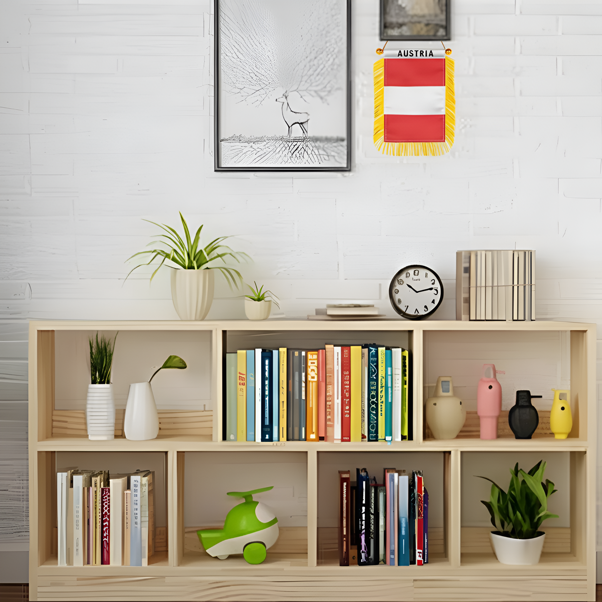 Official FIFA 2026 Austria Car Window Mini Decorative Flag