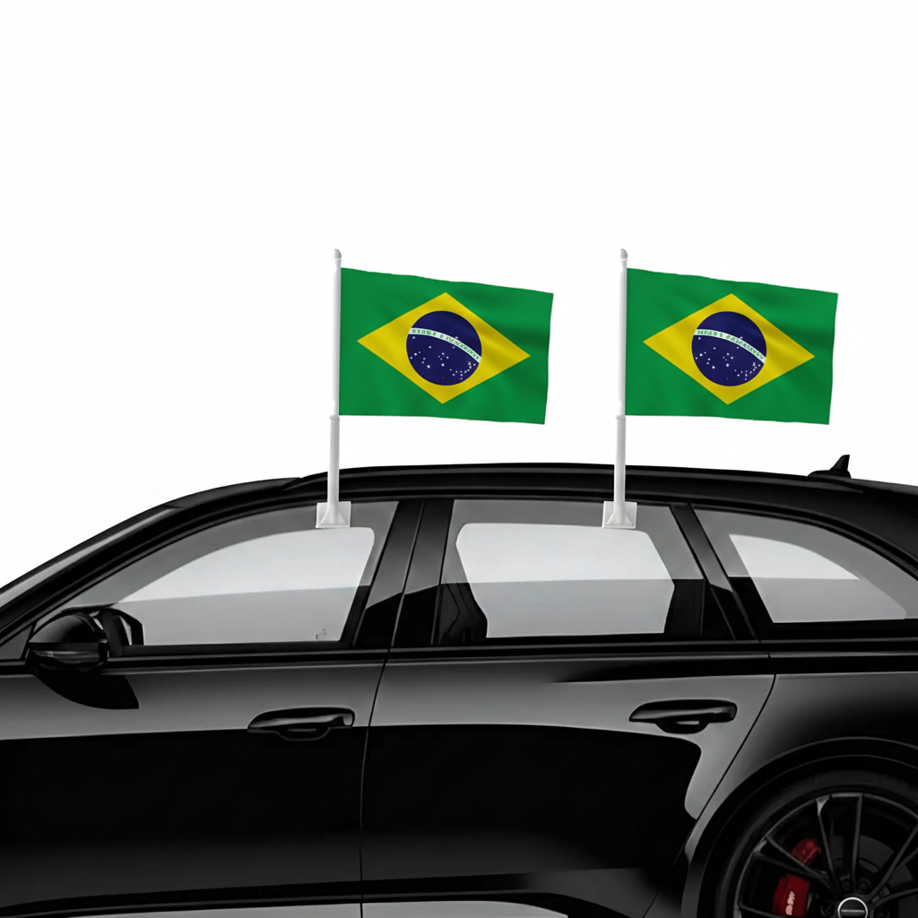Official FIFA 2026 Brazil Car Flag