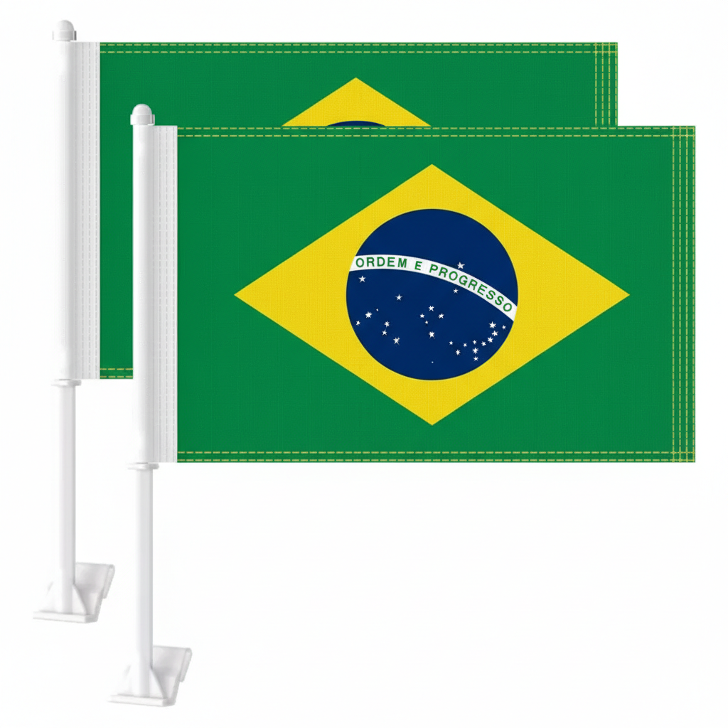 Official FIFA 2026 Brazil Car Flag
