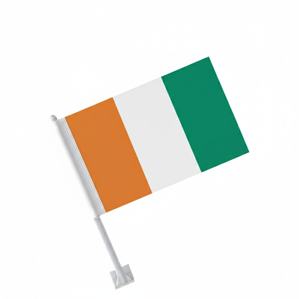 Official FIFA 2026 Côte d'Ivoire Car Flag