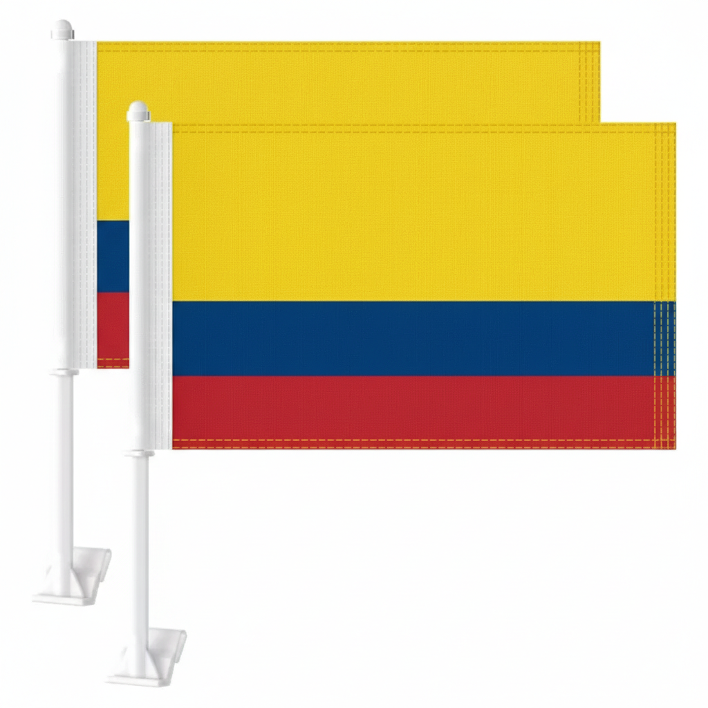 Official FIFA 2026 Colombia Car Flag
