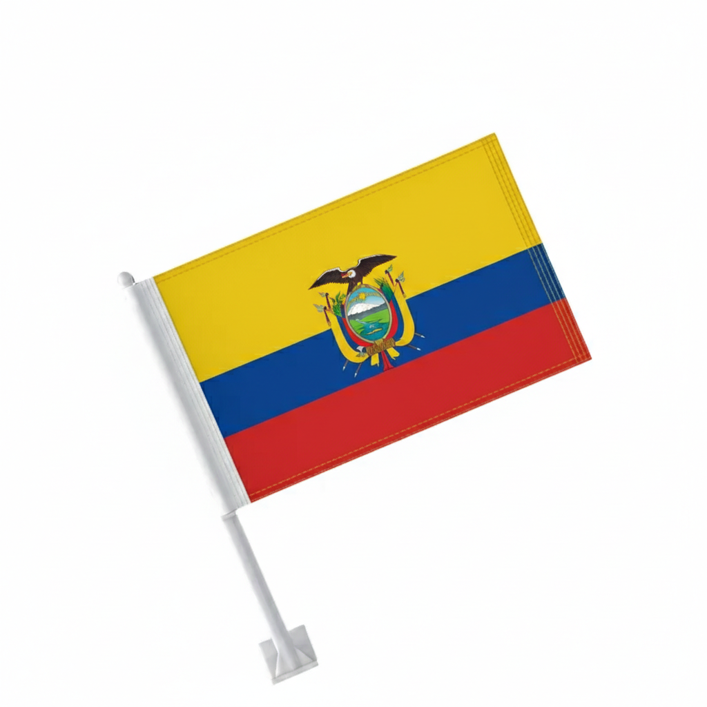 Official FIFA 2026 Ecuador Car Flag